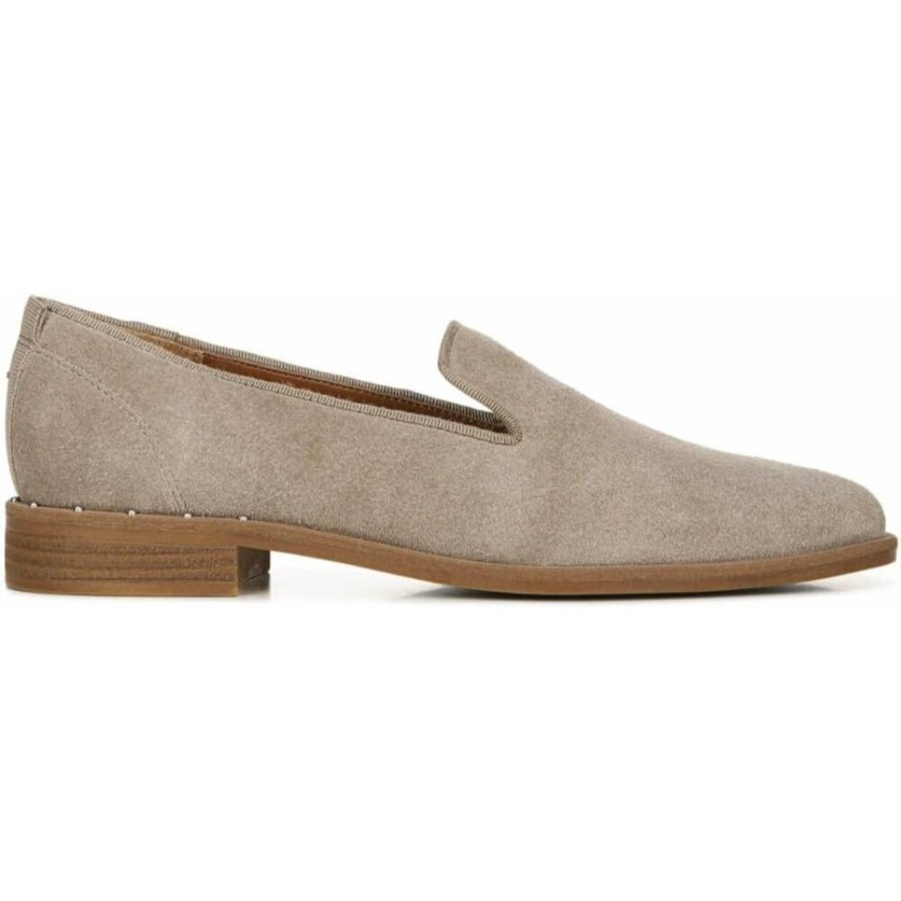Franco Sarto Womens 10 Jeena Loafer Suede Leather Slip-on Shoes Classic Beige - Picture 5 of 10